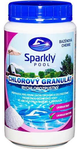 Sparkly POOL Chlorový granulát 1 kg
