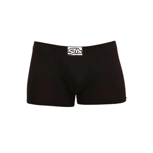 Styx Pánské boxerky klasická guma černé (Q960) L