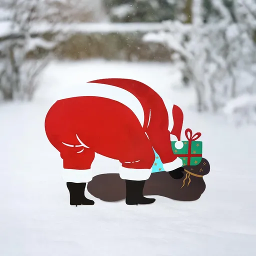 Weltbild Zahradní zápich Santa s dárky