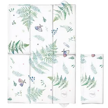 CEBA Podložka přebalovací cestovní 60 × 40 cm Watercolor World Polypody (5907672333823)