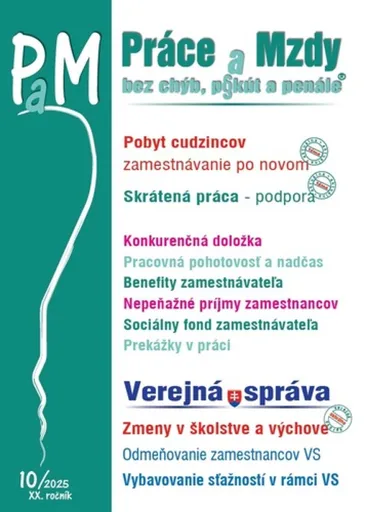 Práce a Mzdy, bez chýb, p§kút a penále 10/2025
