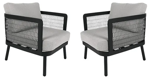 Hliníkové křesla HERMES DUO (2 ks)