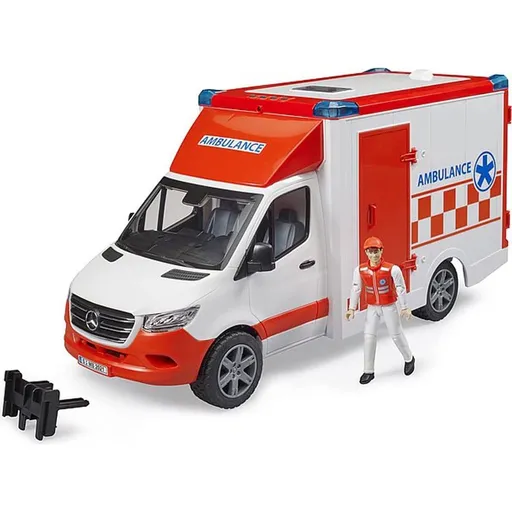 Bruder 2676 Mercedes Benz Sprinter Sanitka s příslušenstvím