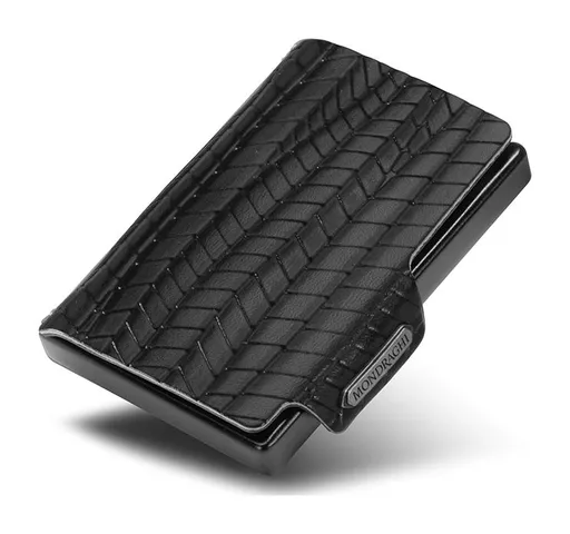 Kožená mini peněženka Mondraghi Evolution Black