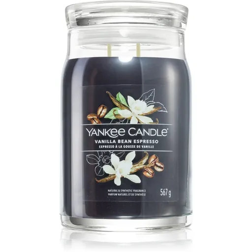 Yankee Candle Vanilla Bean Espresso vonná svíčka Signature 567 g