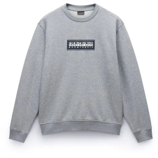 Napapijri B-BOX LOGO Pánská mikina, šedá, velikost XXXL