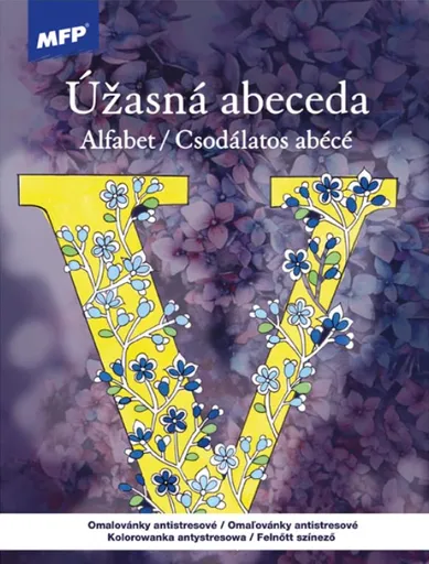 Omalovánky antistresové Úžasná abeceda