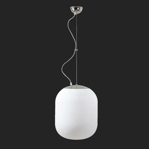 OSMONT TAN67340 TANIA L2 závěsné skleněné svítidlo nerez leštěná / bílá IP40 3000 K 41W LED DALI