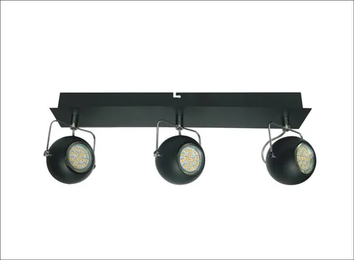 NÁSTĚNNÁ SVÍTIDLA TONY LED PÁSEK GU10 ČERNÁ MATNÁ