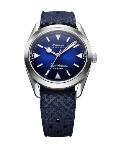 Nivada Grenchen Super Antarctic Blue - Rubber Tropic