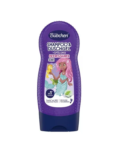Bübchen Kids Šampon & kondicioner & sprchový gel Mořská víla 230 ml
