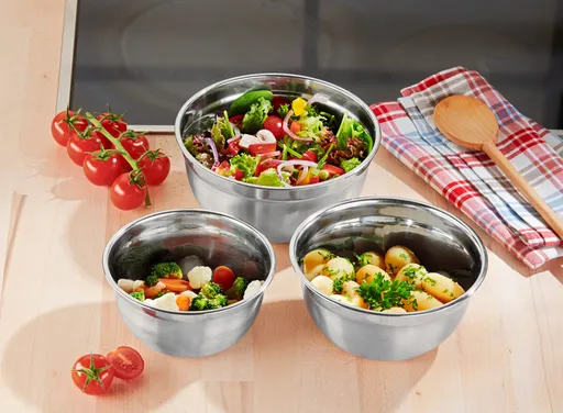 Sada nerezových misek 3 dílná