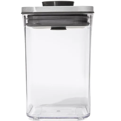 Dóza na potraviny POP STEEL 1,0 l, malý čtverec, plast, OXO