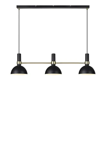 Markslöjd Larry závěsné svítidlo černé/mosazné