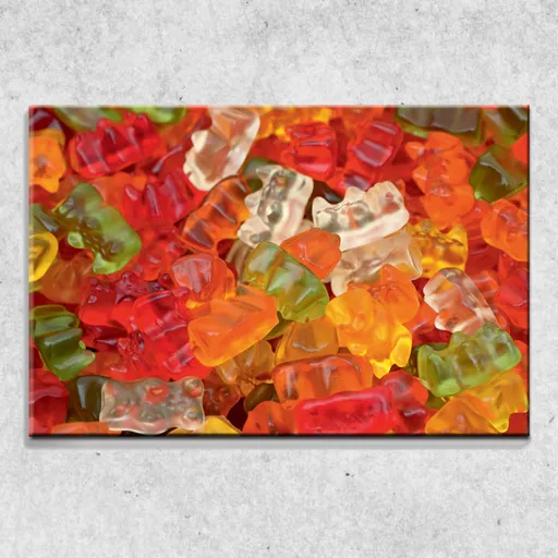 Foto na plátně Gumový medvídci 90x60 cm