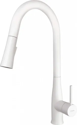 DEANTE Lukrecja bianco Kuchyňská baterie, s vytahovací hubicí BDH_A72M