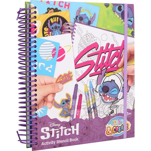 Kniha omalovánek a aktivit Stitch