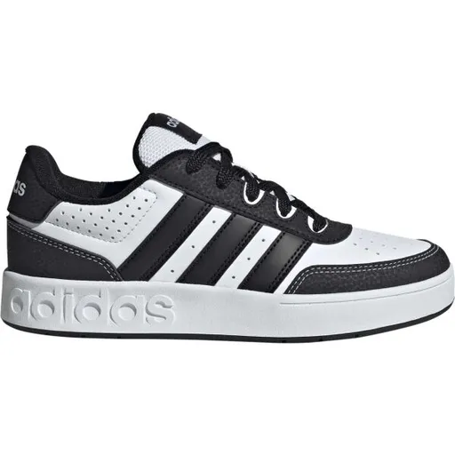 adidas BREAKBASE J Dětská volnočasová obuv, bílá, velikost 39 1/3