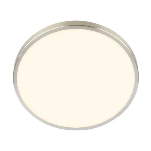 BRILONER Nobre stropní svítidlo pr.33 cm - 17,5W, 2400lm, teplá bílá, LED, matný nikl 3961012