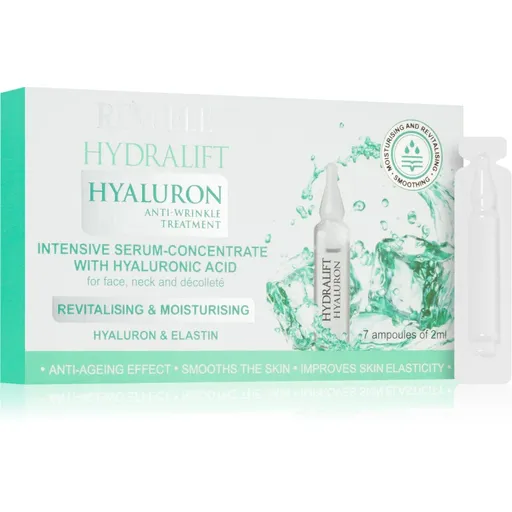 Revuele Hydralift Hyaluron Ampoules Intensive Serum Concentrate intenzivní hydratační sérum na obličej, krk a dekolt 7x2 ml