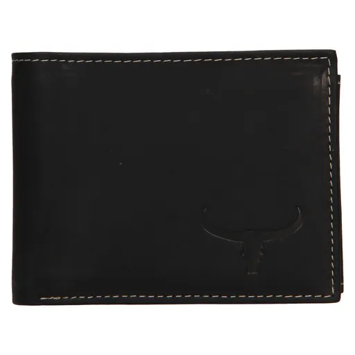 Pánská kožená peněženka Wild Buffalo Radims - černá