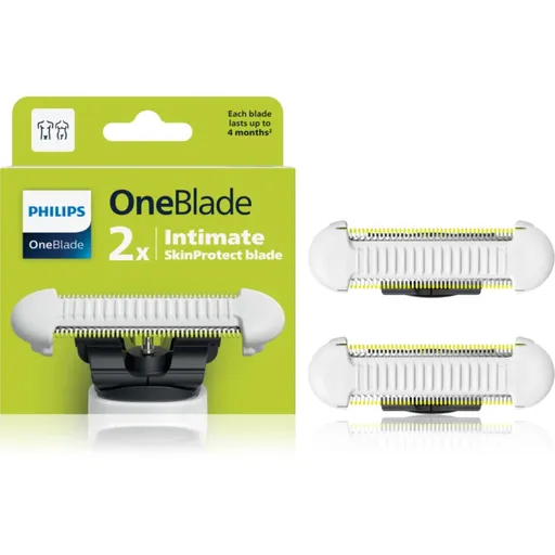 Philips OneBlade Intimate SkinProtect QP229/50 náhradní břity for OneBlade Intimate QP1924/30 2 ks
