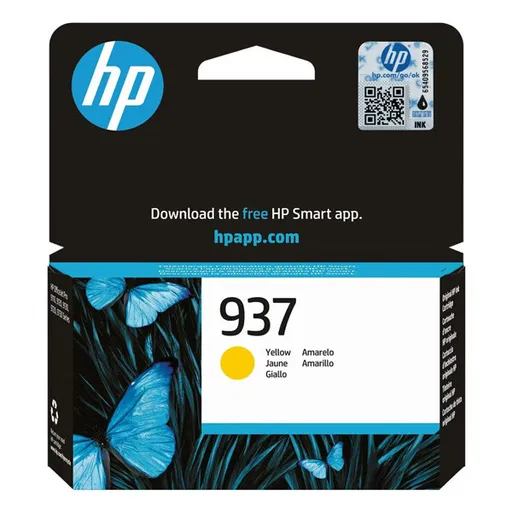 HP 4S6W4NE - originální cartridge HP 937, žlutá, 10,5ml