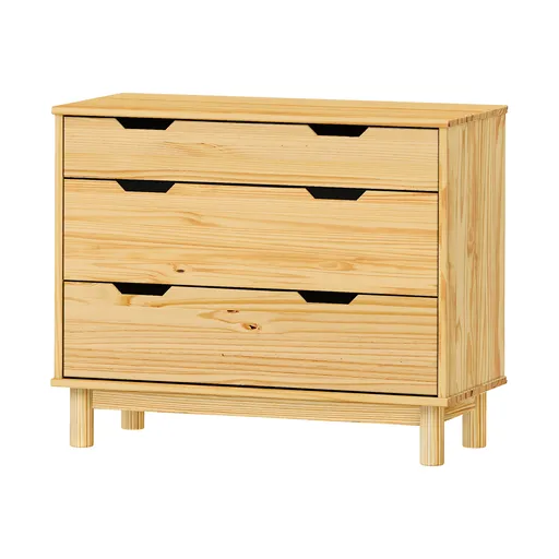 Komoda 2+1 zásuvky BONITO 2 lak