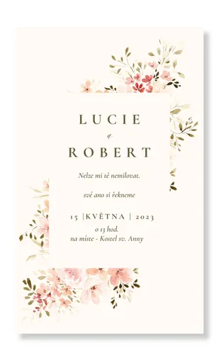 Personal Oznámení - Spring time Zvolte množství: od 11 ks do 30 ks