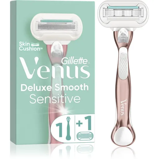 Gillette Venus Extra Smooth Sensitive holicí strojek + náhradní hlavice RoseGold 1 ks