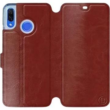 Flipové pouzdro na mobil Huawei Nova 3 v provedení  Brown