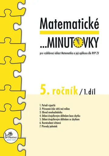 Matematické minutovky 5. ročník / 1. díl - Josef Molnár