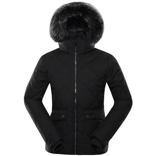 ALPINE PRO LODERA Dámská zimní bunda, černá, velikost