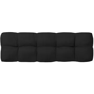Poduška na zahradní pohovku černý 120 x 40 x 12 cm textil (315243)