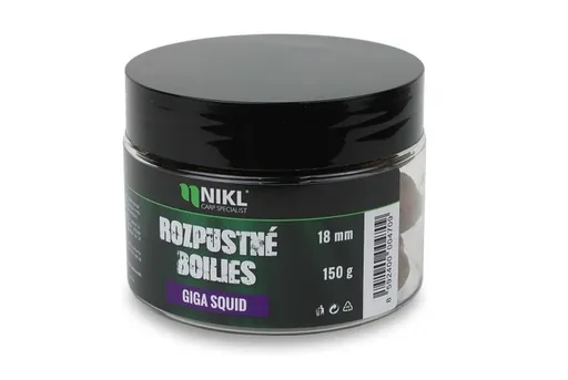 Nikl Rozpustné boilies Giga Squid 150g,Nikl Rozpustné boilies Giga Squid 150g
