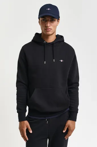 MIKINA GANT REG SHIELD HOODIE BLACK