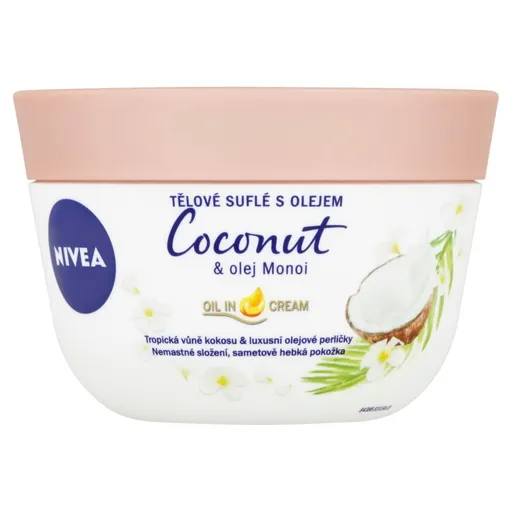 Nivea Tělové suflé s olejem Coconut & Manoi Oil 200 ml