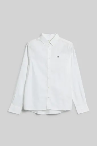 KOŠILE GANT SHIELD OXFORD BD SHIRT WHITE