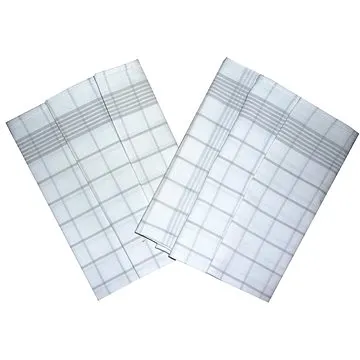 Svitap Utěrka Negativ Egyptská bavlna 50×70 cm bílá/šedá 3 ks (040500-01NEGATIBA)