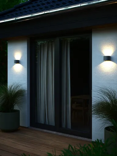 NORDLUX Milda venkovní nástěnné svítidlo antracit 2418351050