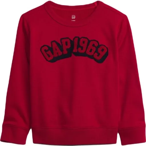 GAP BABY Dětská mikina, červená, velikost 4Y