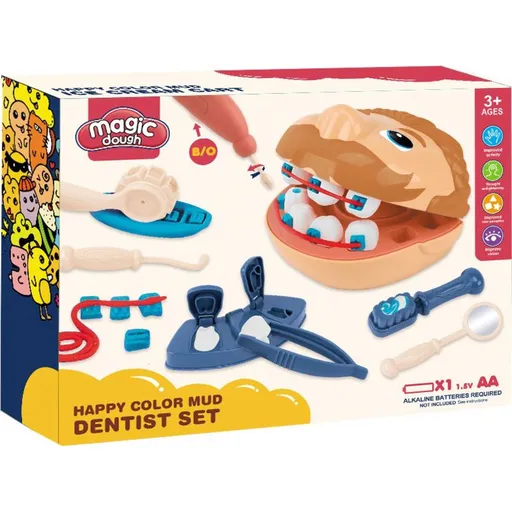 Alltoys Sada modelíny - zubař 18 ks