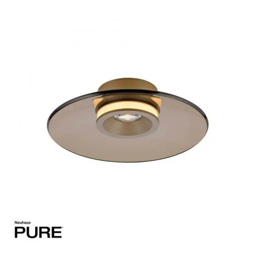 PAUL NEUHAUS LED stropní svítidlo Pure Moon stmívatelné 2700K bronz / tmavý amber 6094-97