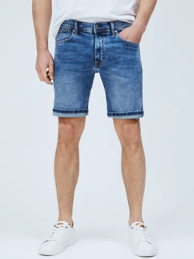Pepe Jeans pánské modré džínové šortky Cane PM800543HG9000 29