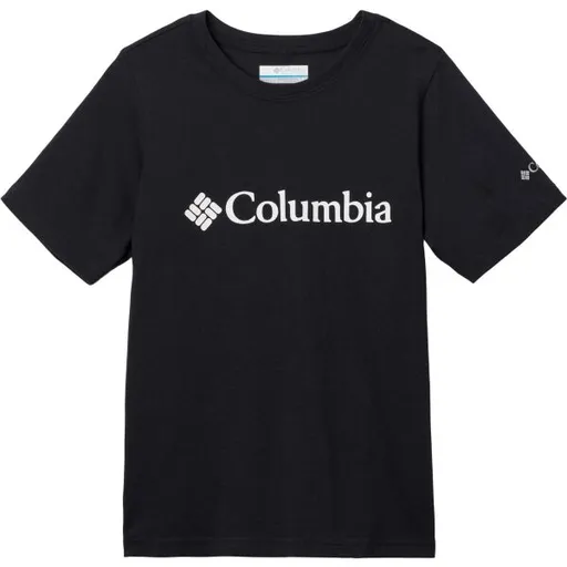 Columbia VALLEY CREED SHORT SLEEVE GRAPHIC SHIRT Dětské tričko, černá, velikost