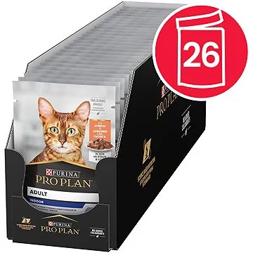 Pro Plan Cat Housecat s lososem 26 × 85 g (7613287107886)