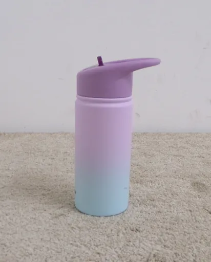 SKIP HOP Láhev s brčkem nerezová Wander - ombré purple, 450ml