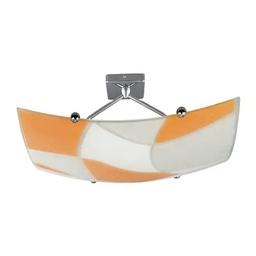Stropní svítidlo ASPIS 2xE27/100W/230V bílá/Oranžová (37993)