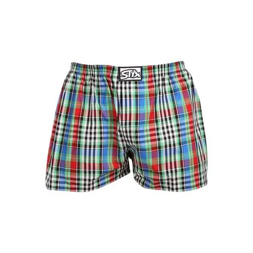 Styx Pánské trenky klasická guma vícebarevné (A1036) XL