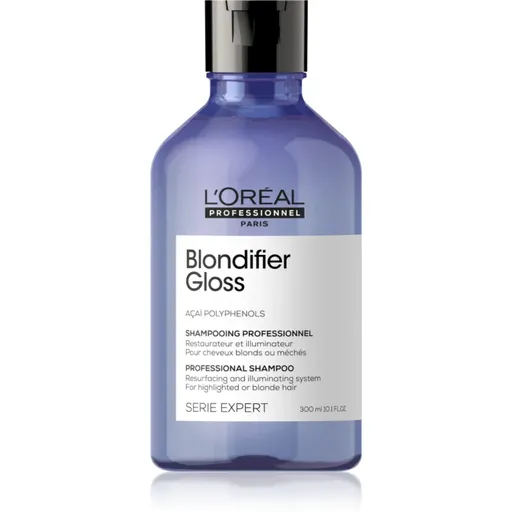 L’Oréal Professionnel Serie Expert Blondifier zkrášlující a regenerační šampon pro zesvětlené, melírované studené blond vlasy 300 ml